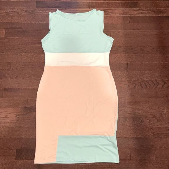 Color Block Dress XXL - Picture 3 of 4